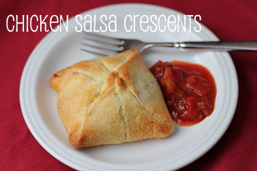 chicken salsa crescents
