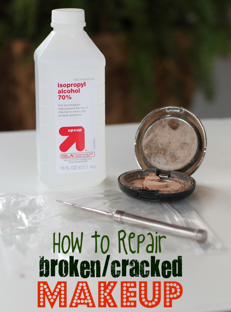 diy how to repair broken makeup