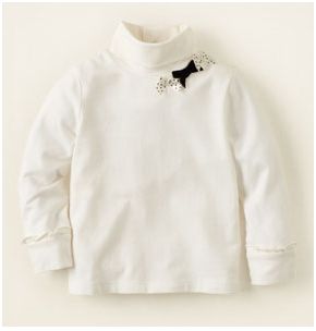 Infant Girls Bow Turtleneck - The Children's Place