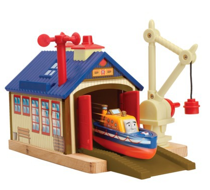 thomas & friends wooden railway captain's shed story pack