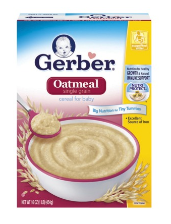 gerber oatmeal