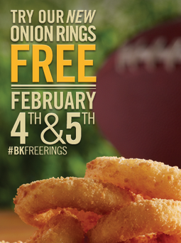 burger king free onion rings coupon