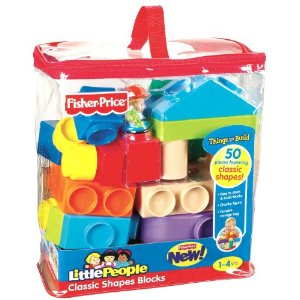 Fisher-Price Little People Builders Classic Shapes Blocks - Amazon Toy Deal