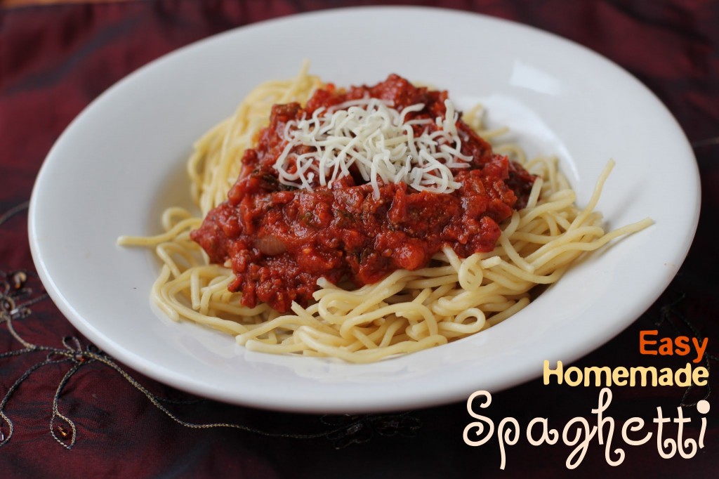 easy homemade spaghetti sauce