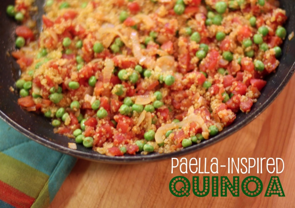 paella inspired quinoa