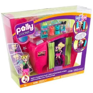 Polly Pocket Pop 'N Lock Fashion Change Photo Booth Playset - Amazon Toy Deal