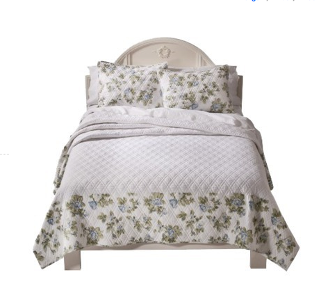 Simply Shabby Chic® Floral Bedspread - Blue