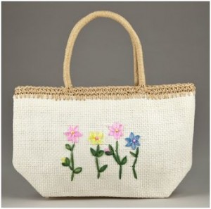 Straw Beach Bag - Totsy