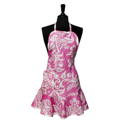 Cypress Home Felicia Apron - Pink