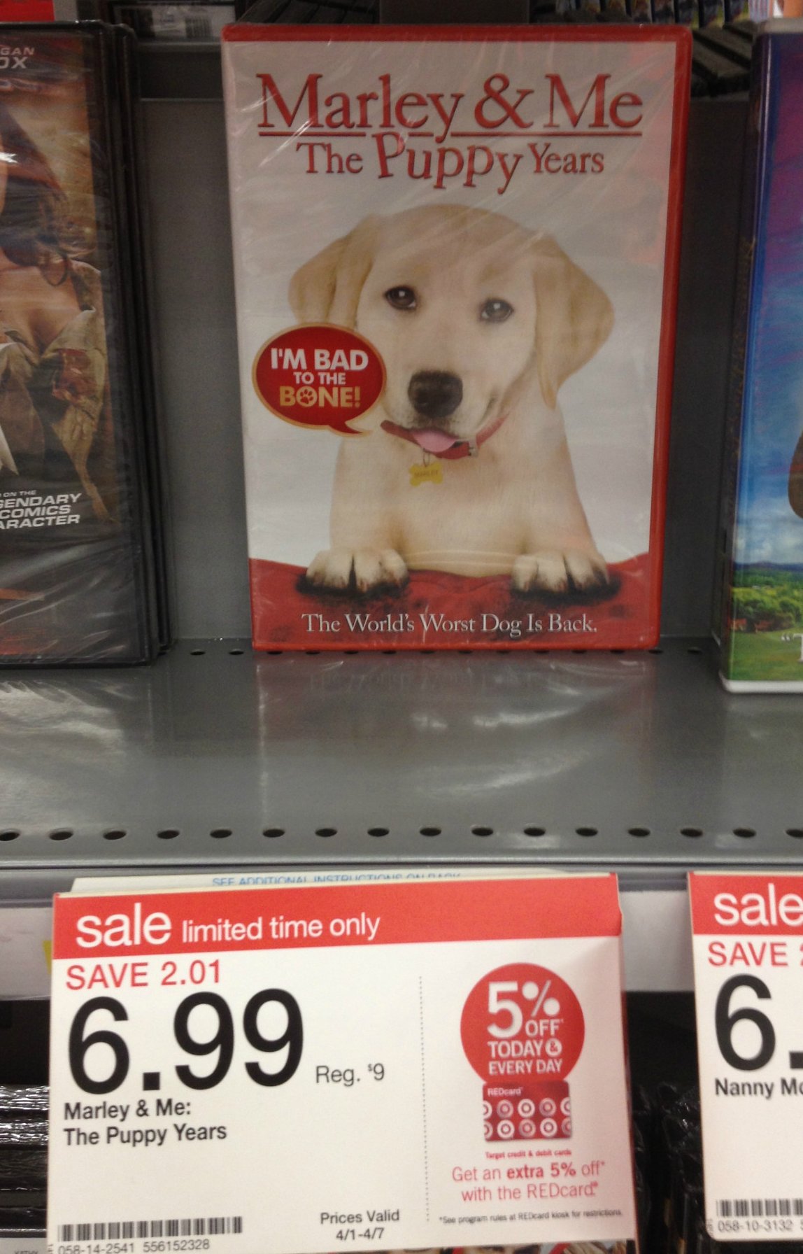 marley & me the puppy years on dvd