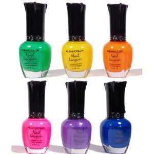 Kleancolor - Neon Brights - 6 Nail Lacquer Colors - Amazon
