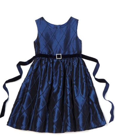 Sweet Heart Rose Girls 2-6X Sleeveless Diamond Embroidered Taffeta Dress Sweet Heart Rose Girls 2-6X Sleeveless Diamond Embroidered Taffeta Dress