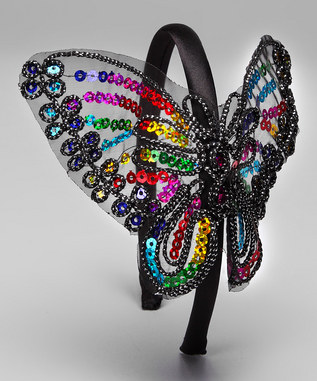 bubblegum diva butterfly headband zulily