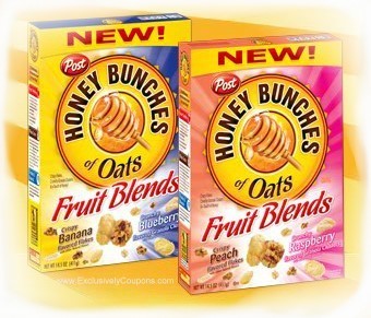 honey bunches fruit blends cereal coupon
