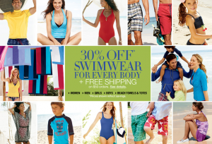 lands' end swimwear sale