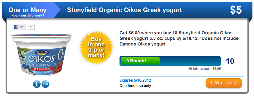 stonyfield oikos savingstar stonyfield oikos savingstar