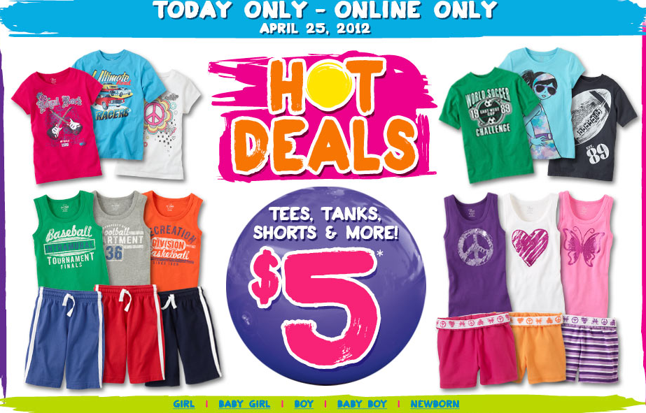 the children's place - $5 sale