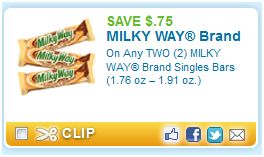Milky Way Candy Bar Coupon