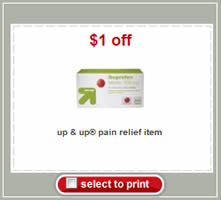Target Coupon - Up & Up Pain Relief