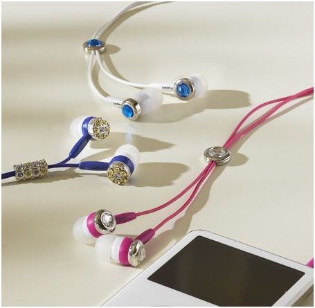 bling earbuds - pottery barn teen