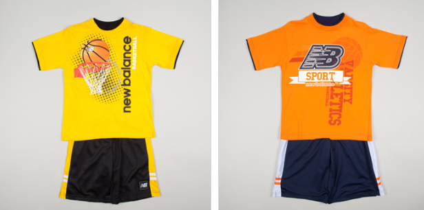 totsy - new balance short sets