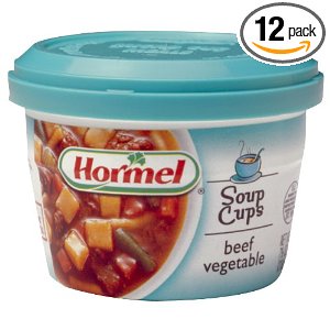 Hormel Micro Cup Soup, Beef Vegetable, 7.5-Ounce (Pack of 12) Hormel Micro Cup Soup, Beef Vegetable, 7.5-Ounce (Pack of 12)