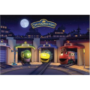 Chuggington - 24 Piece Glow-In-The-Dark Floor Puzzle