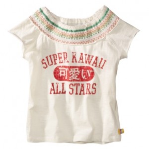 Harajuku Mini for Target® Girls Short-Sleeve Cute All Stars Tee - Oatmeal