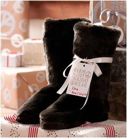 Luxe Fur Slippers - Pottery Barn Teen