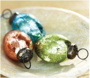 Mercury Egg Glass Ornaments - Pottery Barn