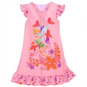 Ruffled Tinker Bell Nightshirt for Girls