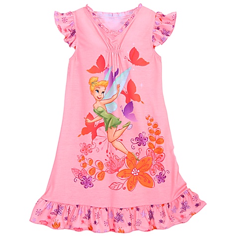 Ruffled Tinker Bell Nightshirt for Girls
