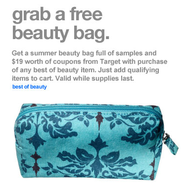 target beauty bag