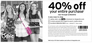 justice coupon justice coupon