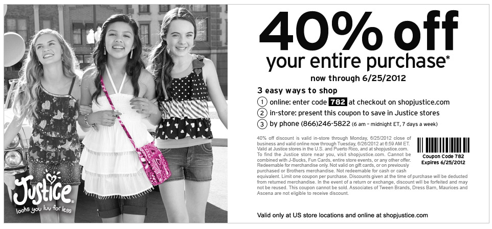 justice coupon