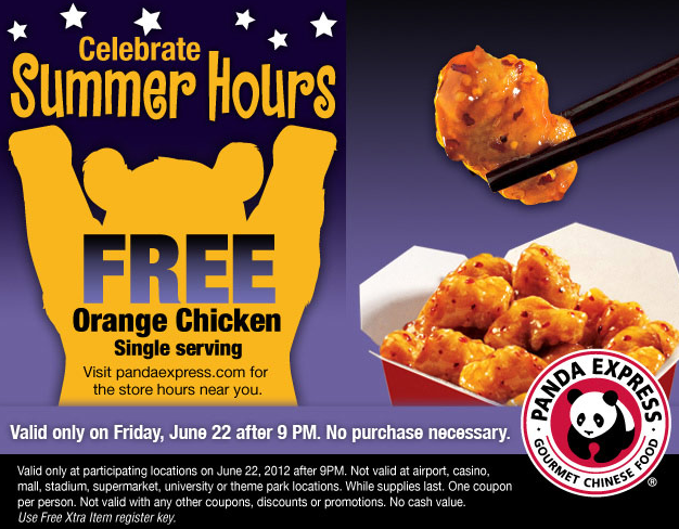 panda express coupon