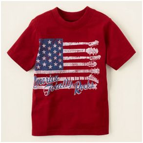Children's Place America Rocks Tee