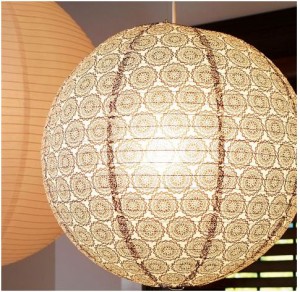 Round Hanging Lantern -  Pottery Barn Teen