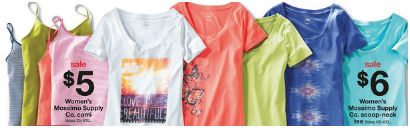 Target Camis and Tees