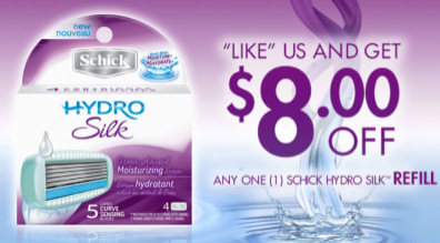 schick hydro silk coupon