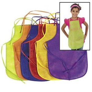12 Pack Children's Artists Aprons