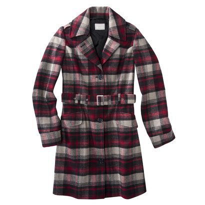 Converse® One Star® Womens Plaid Outerwear Coat