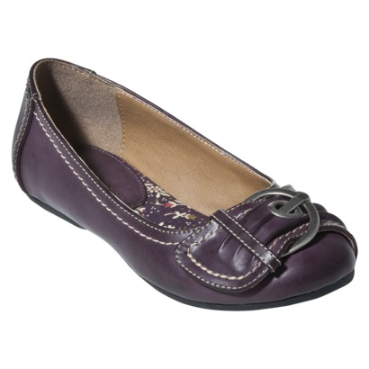 Girl's Xhilaration Gleen Buckle Flat - Assorted Colors
