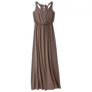 Mossimo Supply Co. Juniors Boxy Top Tie Back Maxi Dress