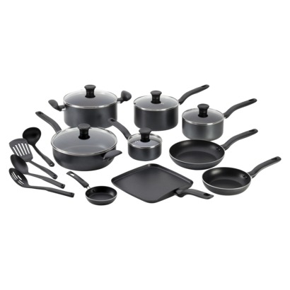 T-FAL Initiative Non-Stick Cook Set 18 pc