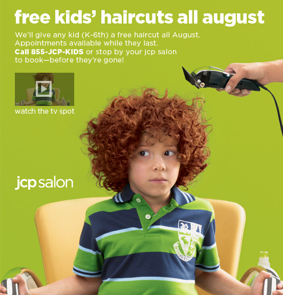jcpenney free haircuts | Mommysavers