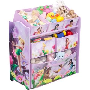 multi-bin toy organizer