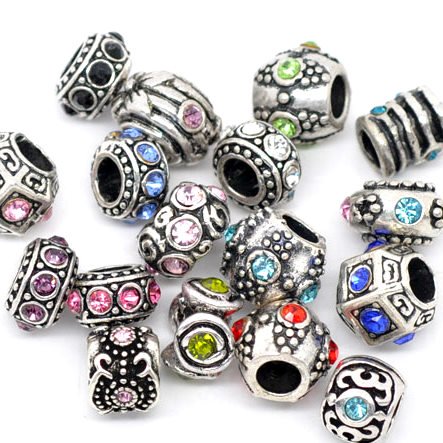 Assorted Crystal Rhinestone Beads