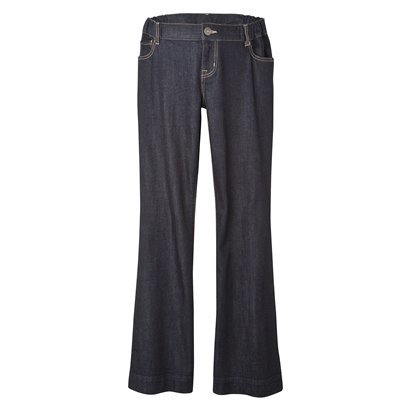 Liz Lange® for Target® Maternity Boot-Cut Dark Denim Jeans - Blue