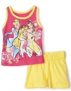 Disney Princess Infant Short Set